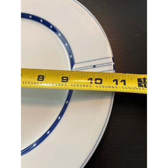 Swid Powell Gwathmey Siegel Chicago Blues Dinner plate Porcelain Bone China 10" - Picture 3 of 5